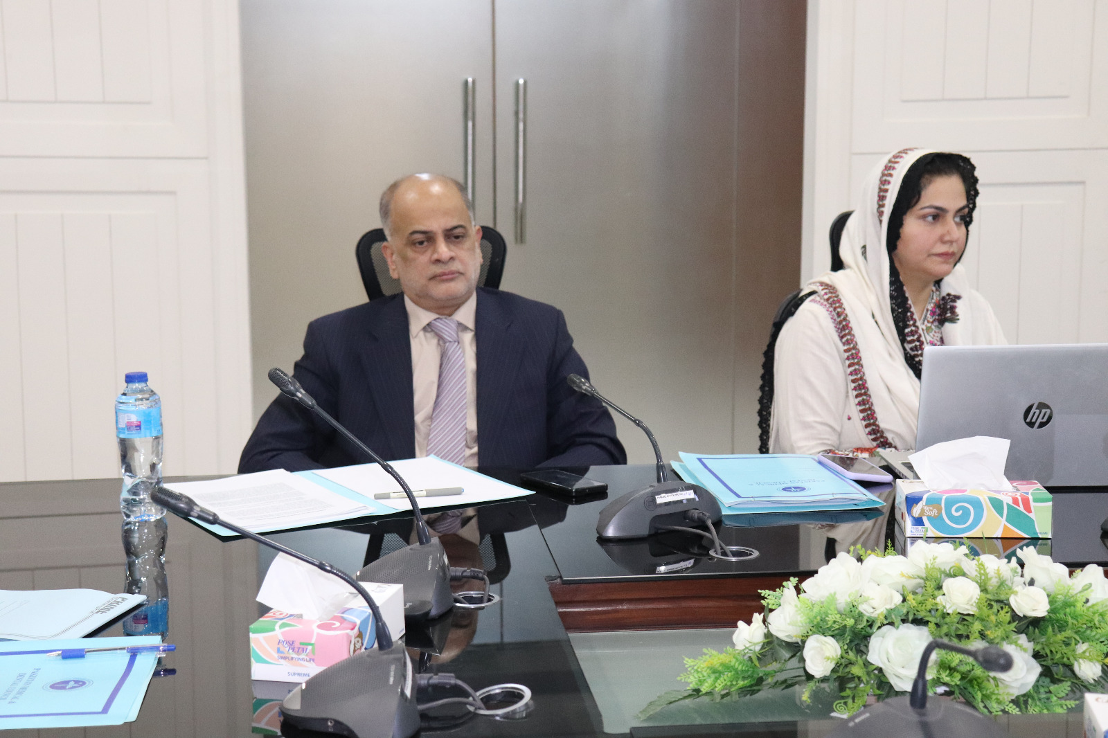 Meeting of Danish  delegation with President PMDC